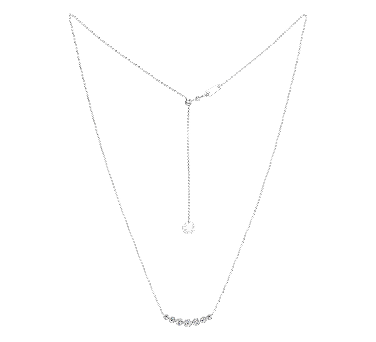 Колье Serendipity Frame EJN0010W - фото 2 – Mercury