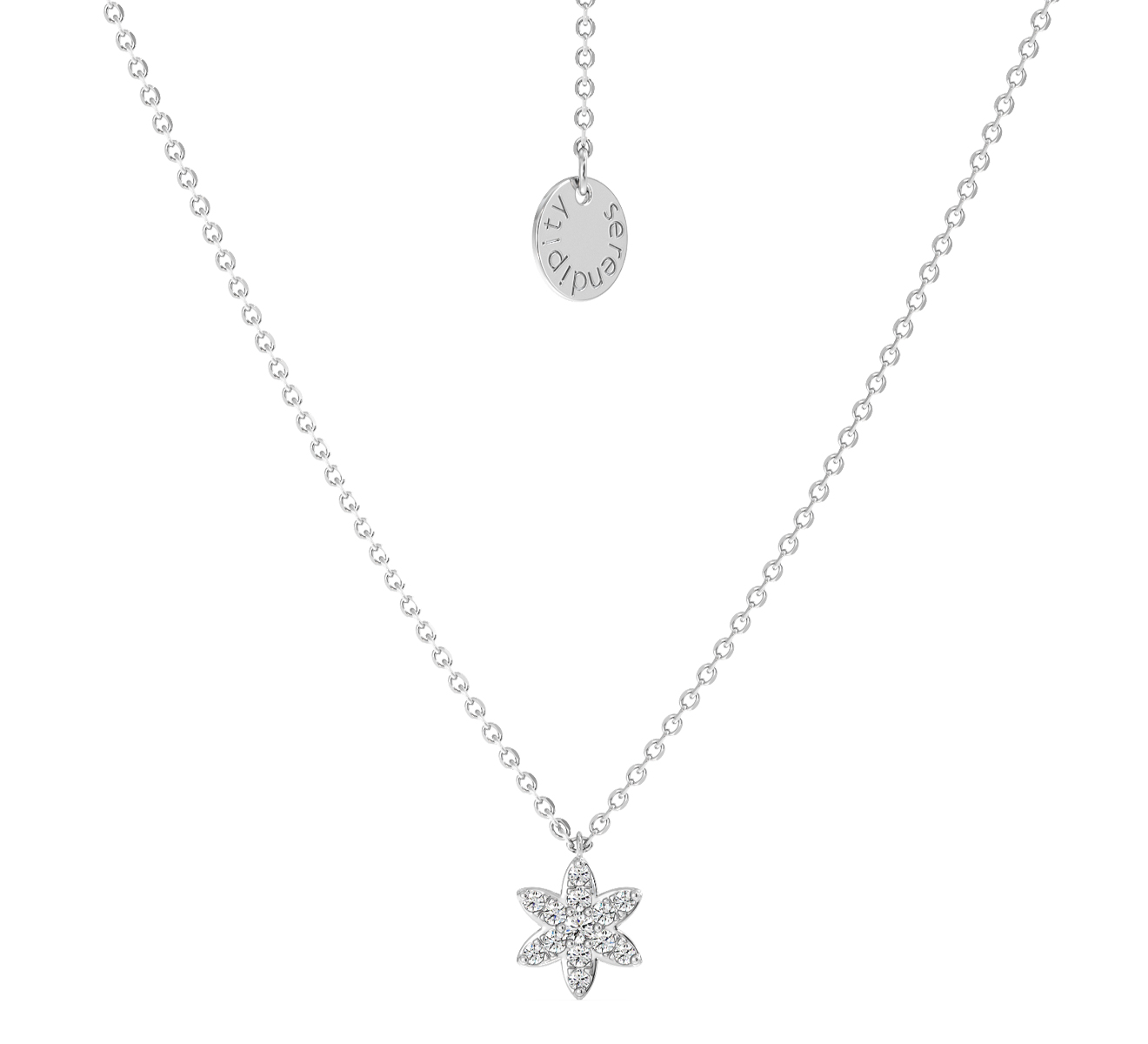 Колье Serendipity Pave EJN0034W - фото 1 – Mercury