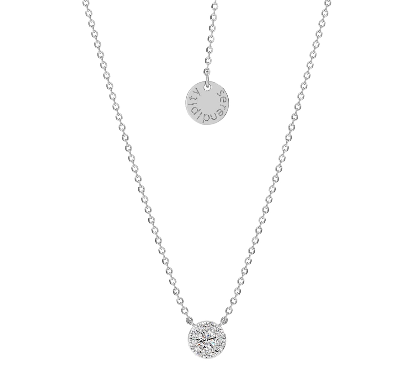 Колье Serendipity Pave EJN0042W - фото 1 – Mercury
