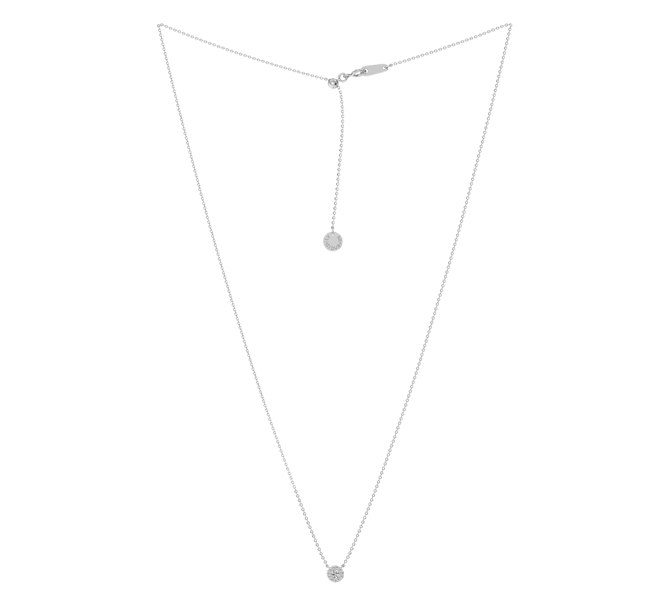 Колье Serendipity Pave EJN0042W - фото 2 – Mercury