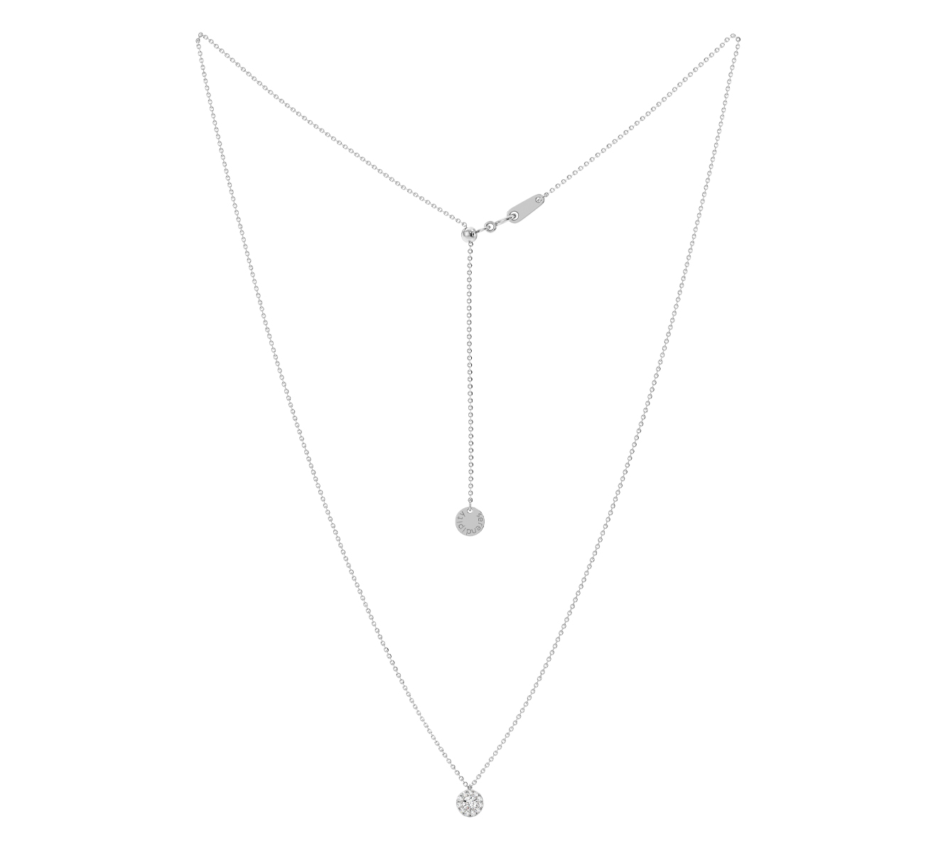 Колье Serendipity Pave EJN0043W - фото 2 – Mercury