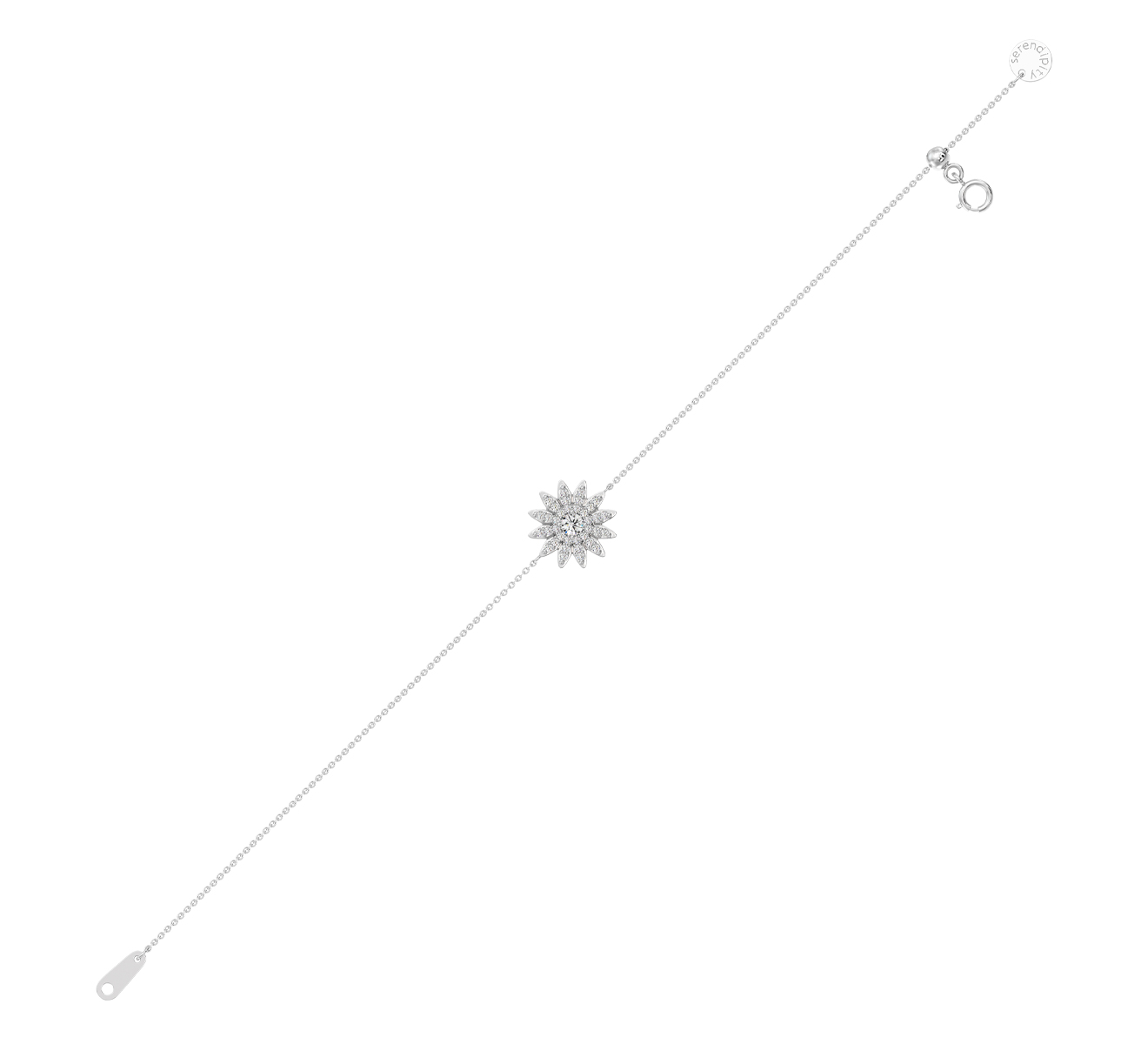 Браслет Serendipity Pave EJBR0036W - фото 2 – Mercury