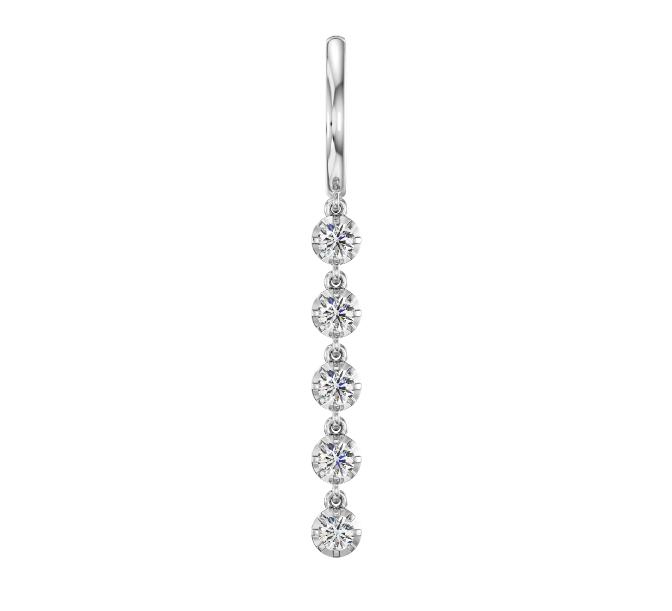 Серьга Serendipity Timeless EJE0015W - фото 2 – Mercury