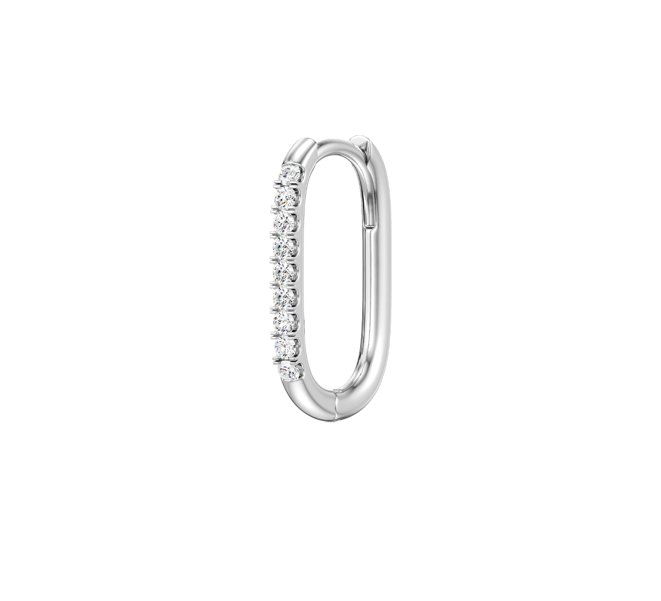 Серьга Serendipity Frame EJE0071W - фото 1 – Mercury