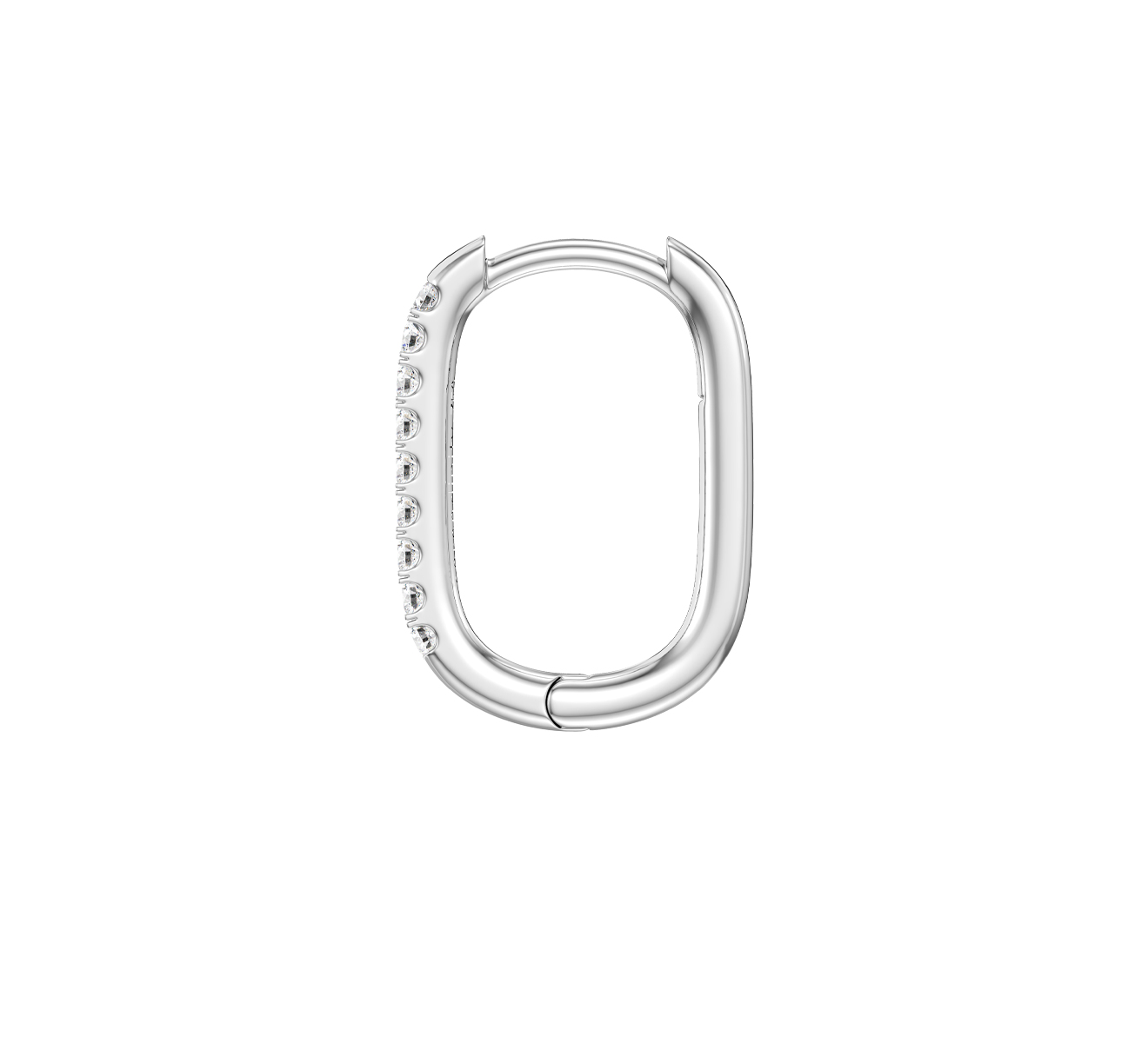 Серьга Serendipity Frame EJE0071W - фото 3 – Mercury