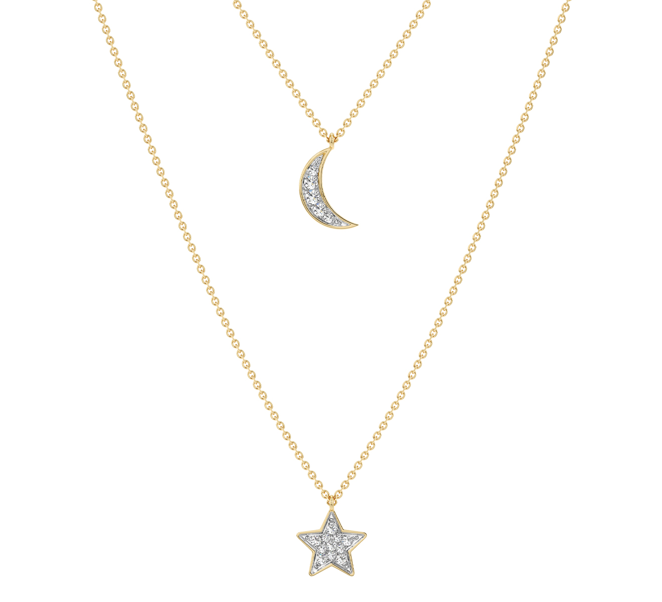 Колье Serendipity Pave EJN0054Y - фото 1 – Mercury