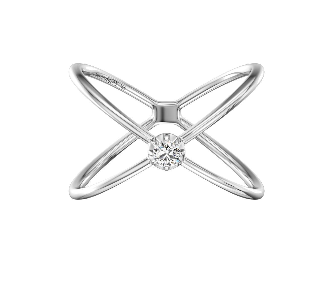 Кольцо Serendipity Timeless EJR0004W - фото 2 – Mercury