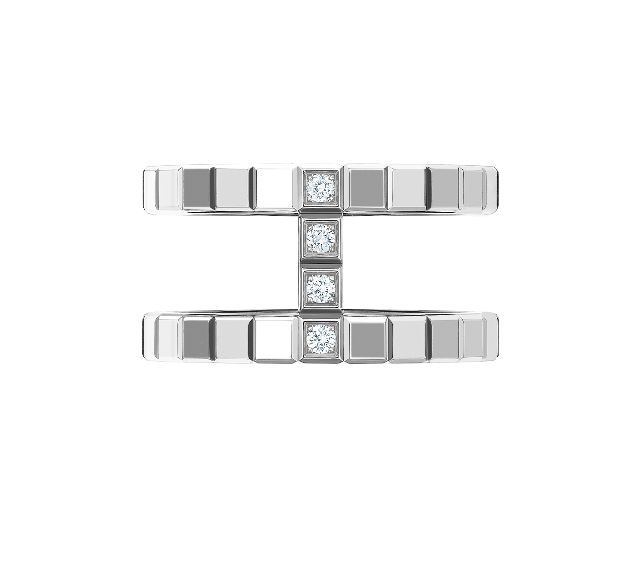 Кольцо Chopard Ice Cube 827006-1010 - фото 2 – Mercury