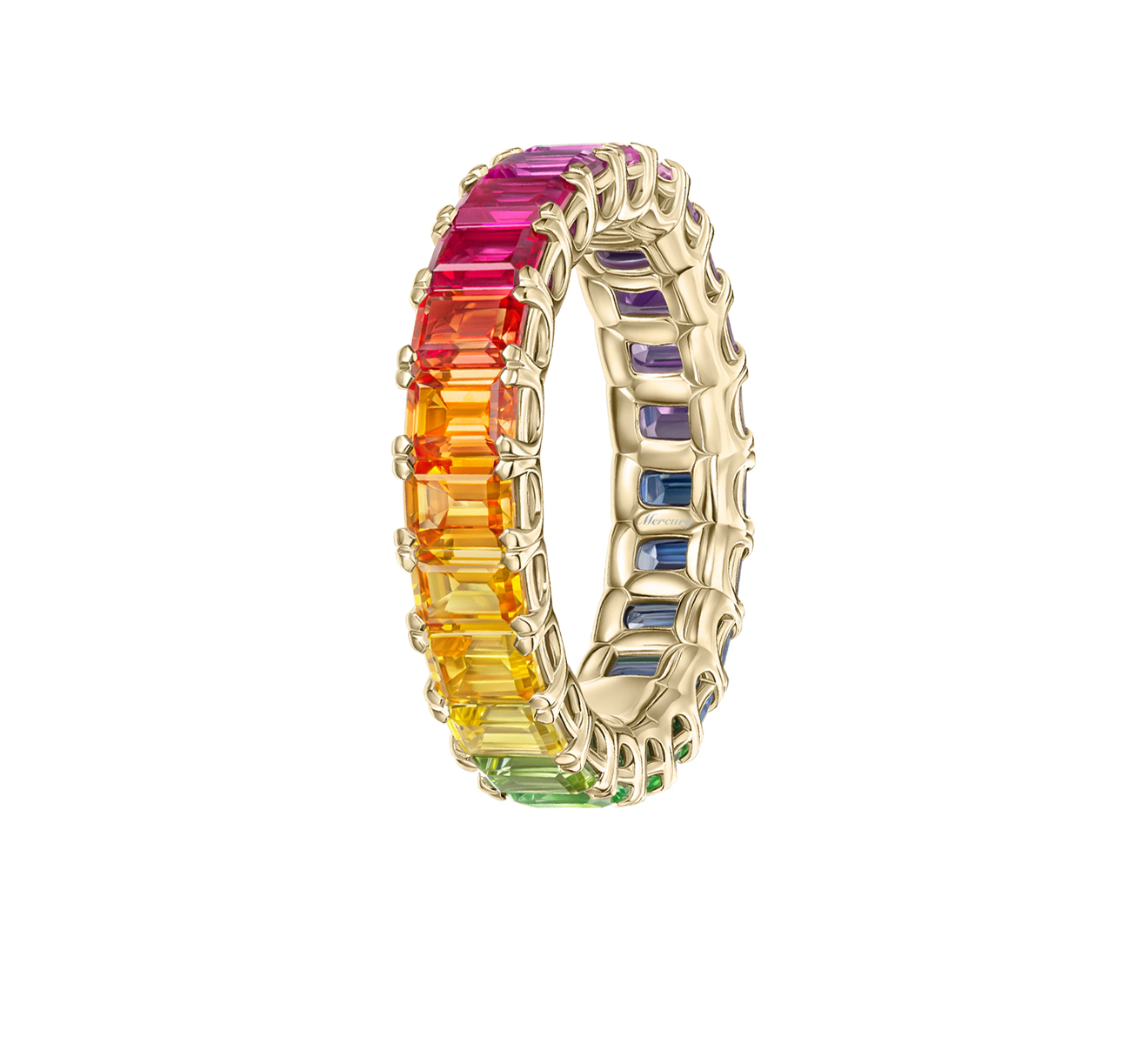 Кольцо Mercury Rainbow MR33204/YG - фото 4 – Mercury