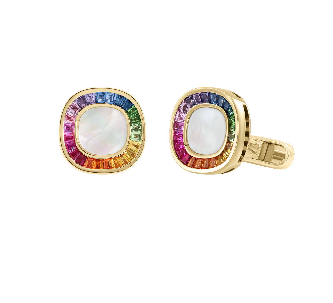 Запонки Mercury Cufflinks M0604MMSY - фото 1 – Mercury