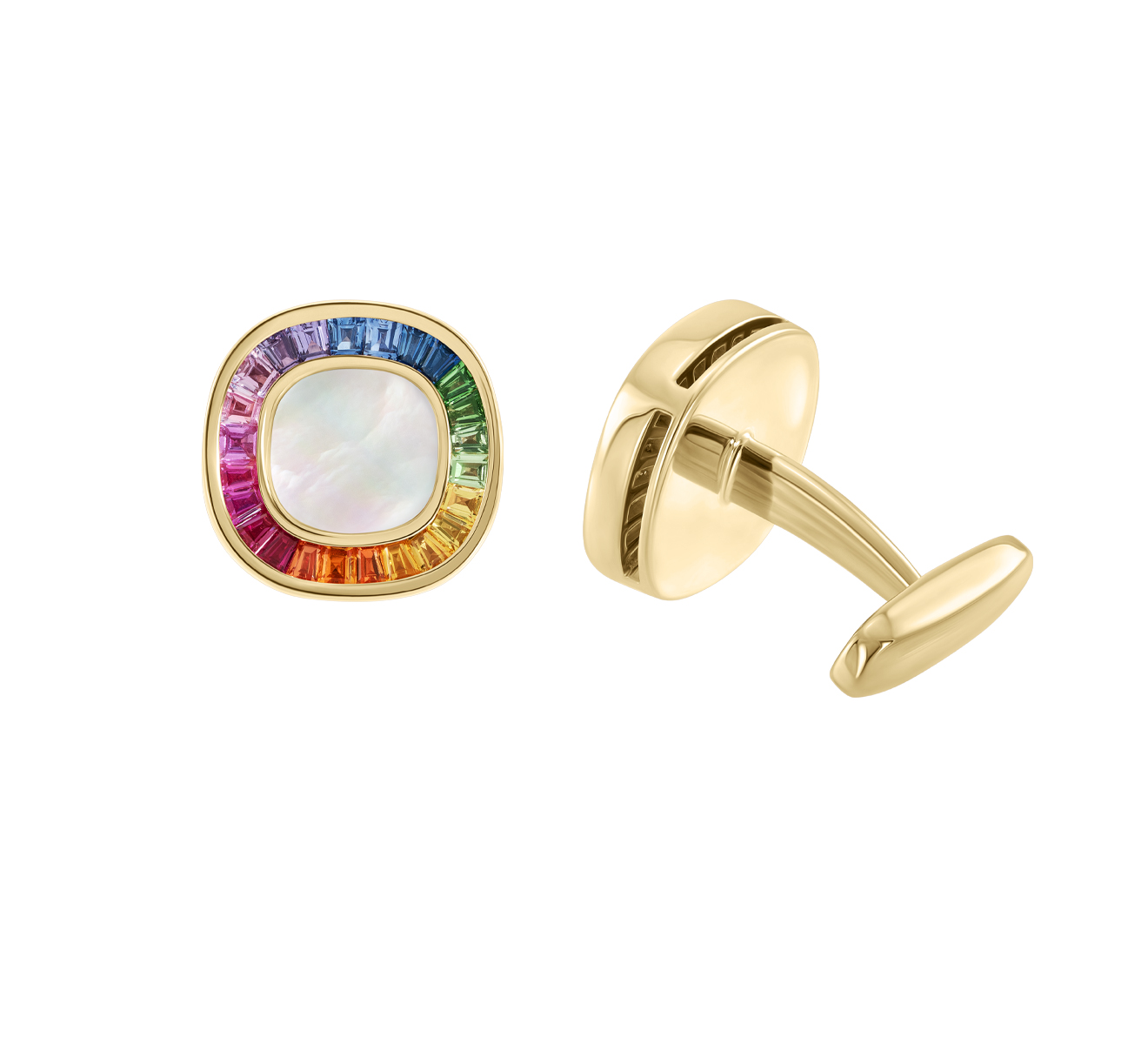 Запонки Mercury Cufflinks M0604MMSY - фото 2 – Mercury