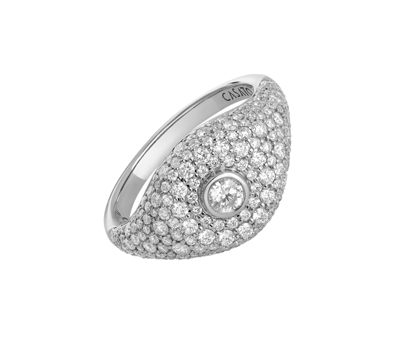 Кольцо CASATO Madame MX-1688BT-W - фото 1 – Mercury