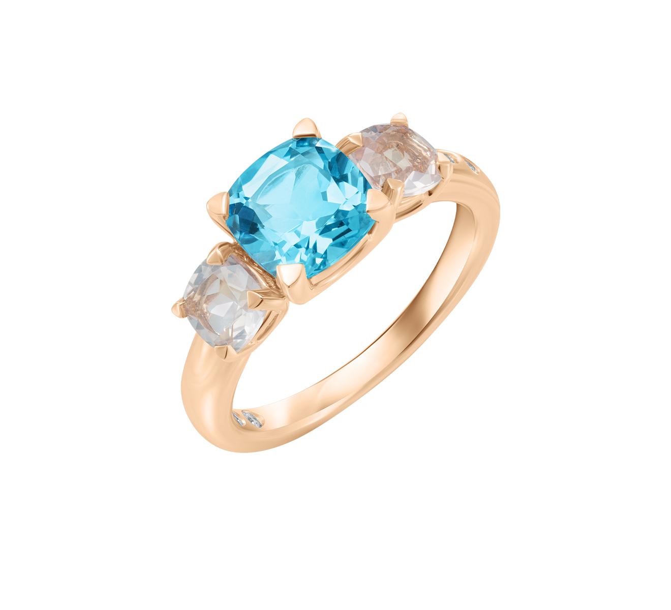 Кольцо CASATO Back to Origin MX-1735TAQRBT-P - фото 1 – Mercury