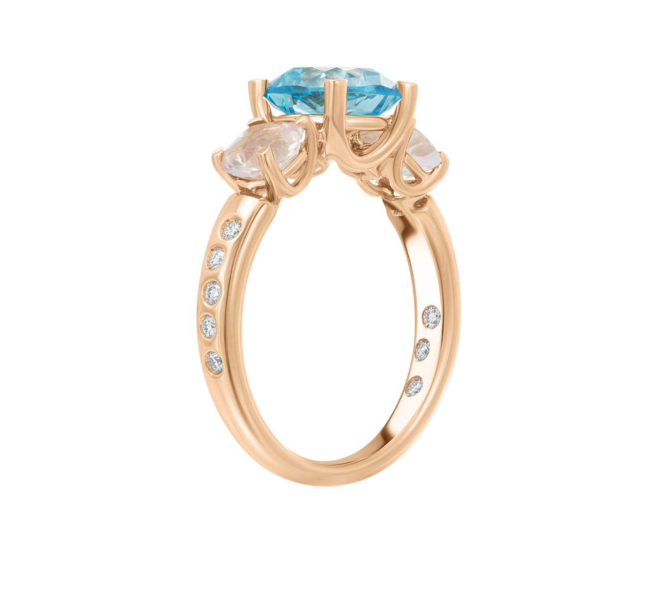 Кольцо CASATO Back to Origin MX-1735TAQRBT-P - фото 3 – Mercury