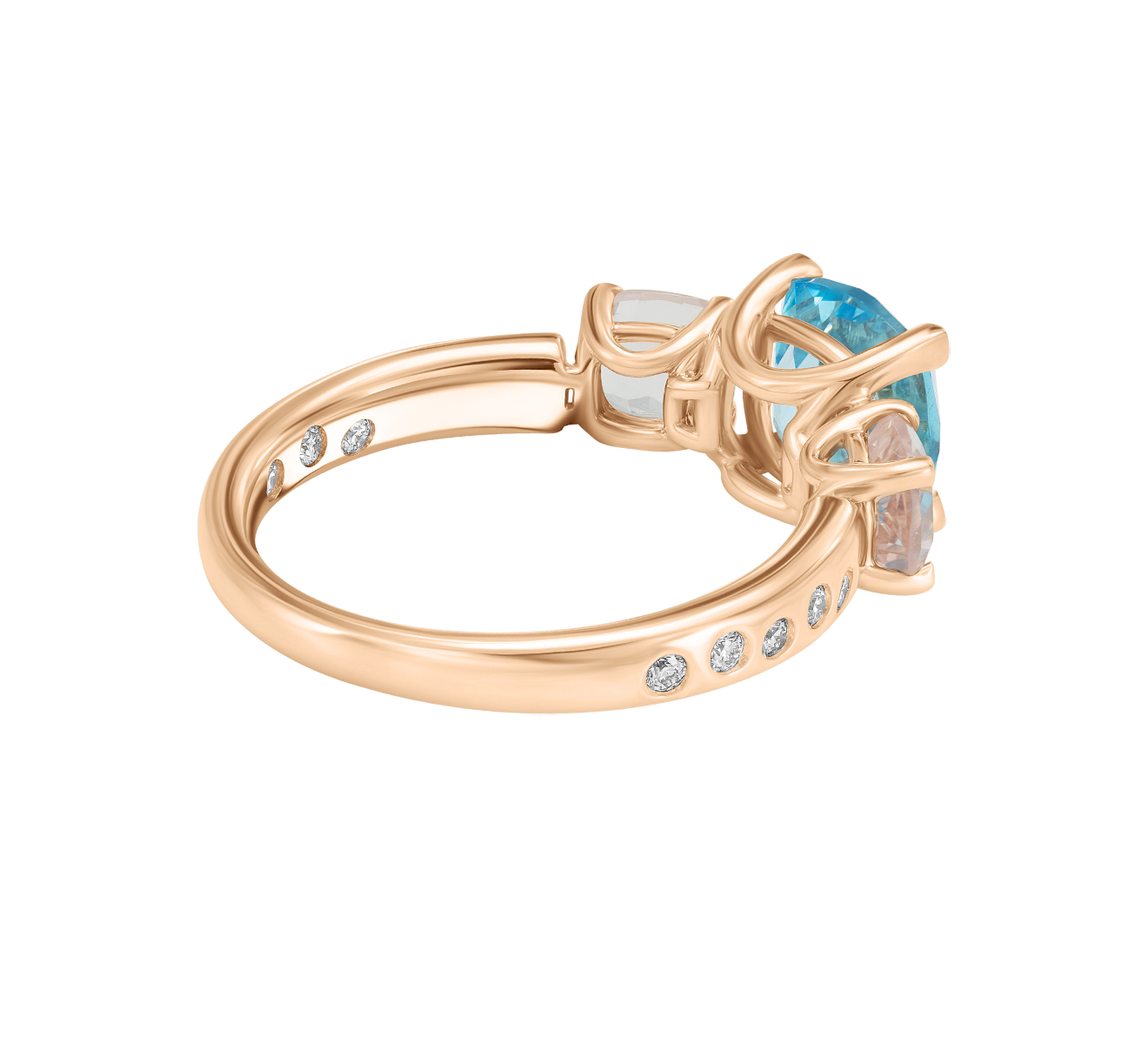 Кольцо CASATO Back to Origin MX-1735TAQRBT-P - фото 4 – Mercury