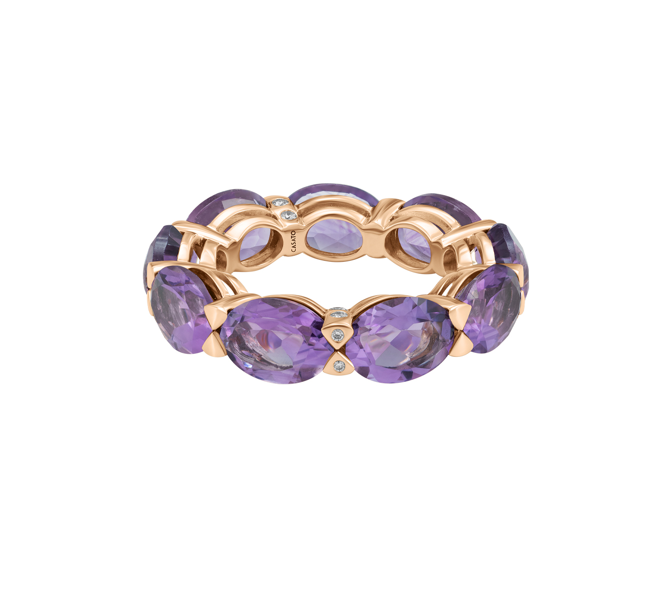 Кольцо CASATO Back to Origin MX-1737AMEBT-P - фото 2 – Mercury