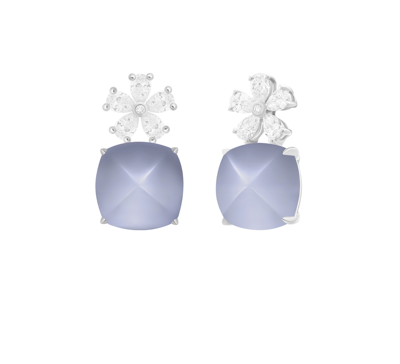 Серьги Mercury Dream Flower ME15564/WG/CLD - фото 2 – Mercury