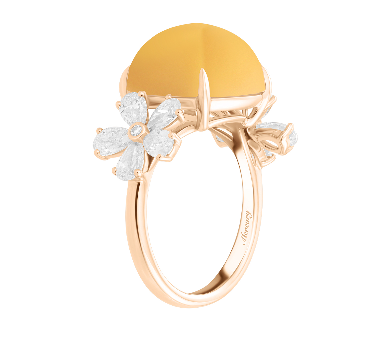 Кольцо Mercury Dream Flower MR15564/RG/OMST - фото 3 – Mercury