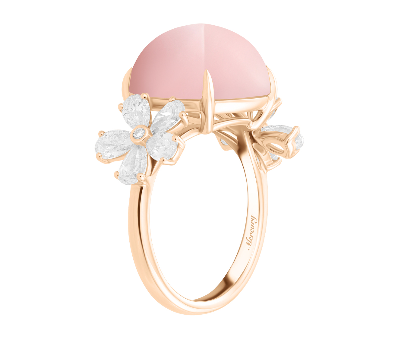 Кольцо Mercury Dream Flower MR15564/RG/RQZ - фото 3 – Mercury