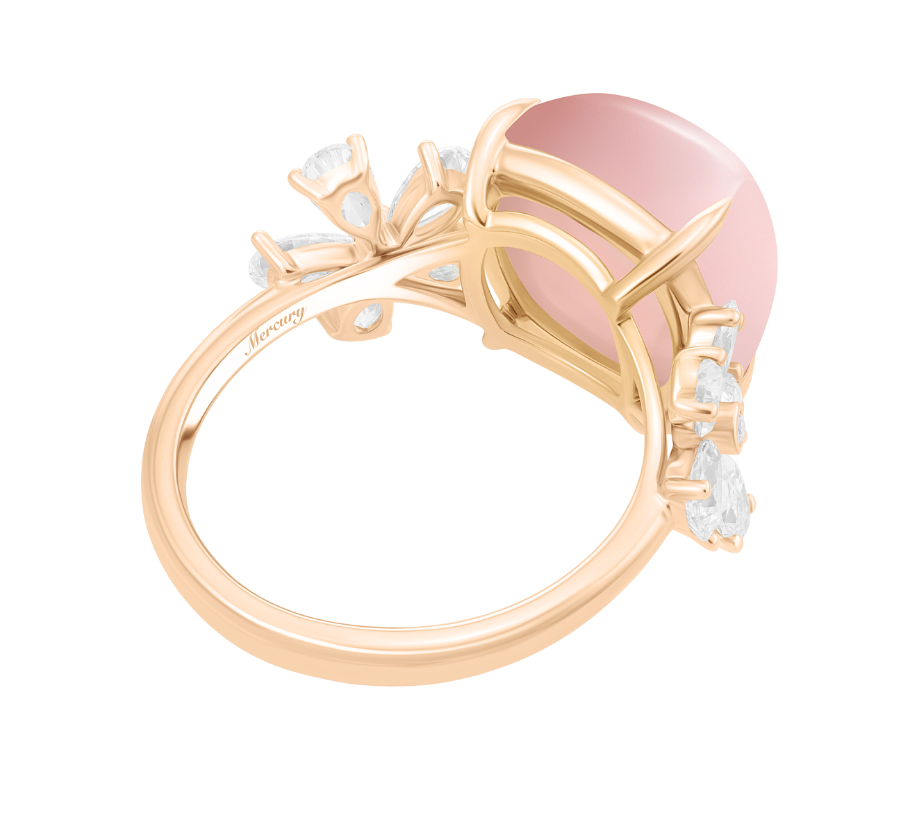 Кольцо Mercury Dream Flower MR15564/RG/RQZ - фото 4 – Mercury