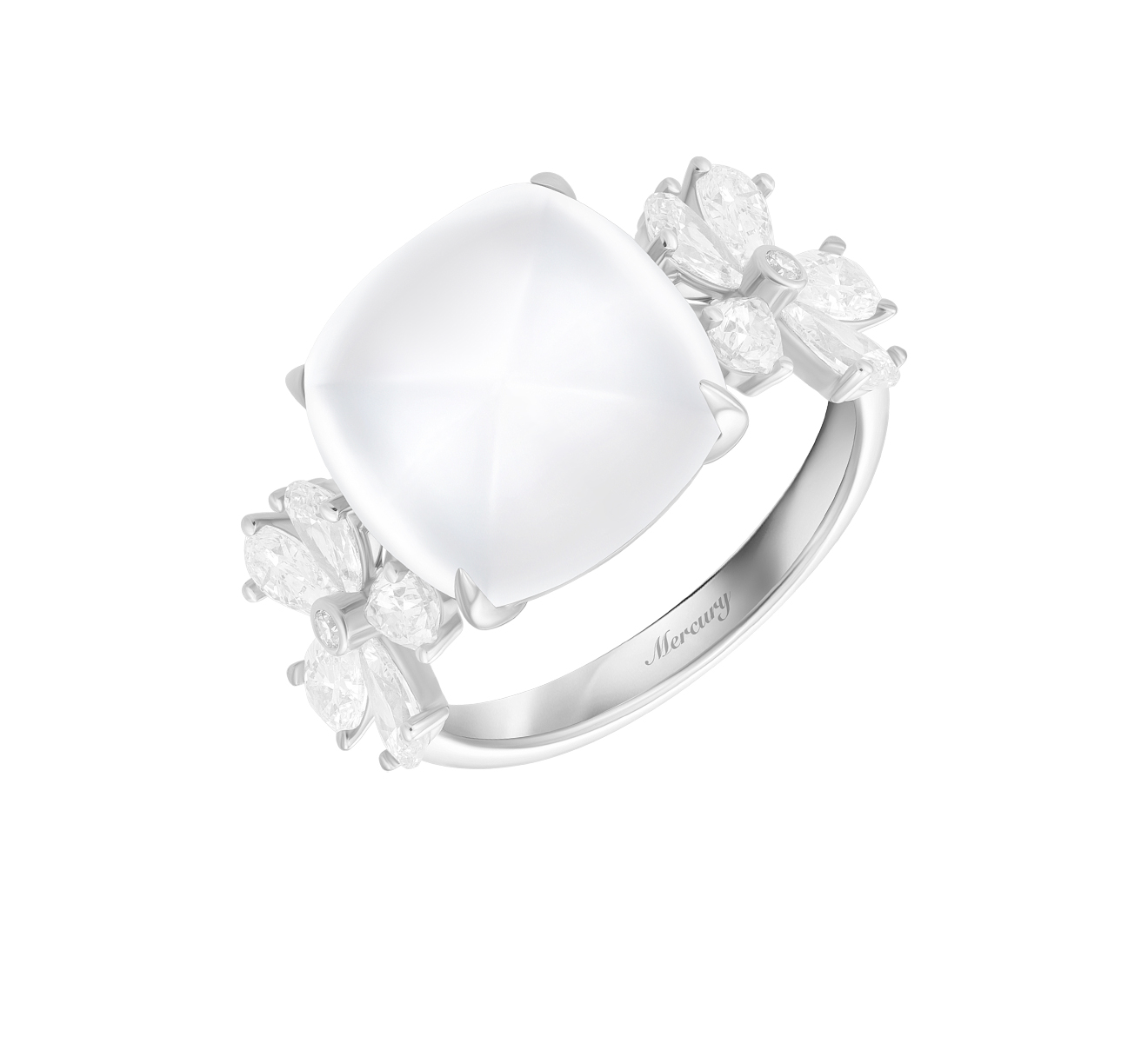 Кольцо Mercury Dream Flower MR15564/WG/MST - фото 1 – Mercury