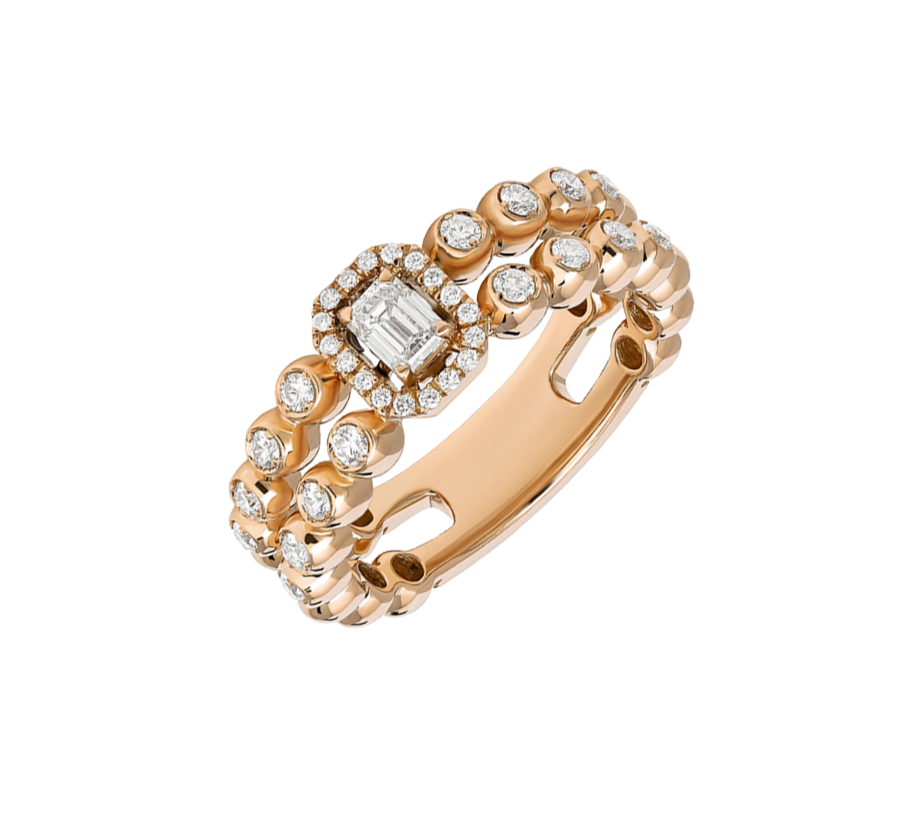 Кольцо CASATO Boutique MX-1695BT-P - фото 1 – Mercury