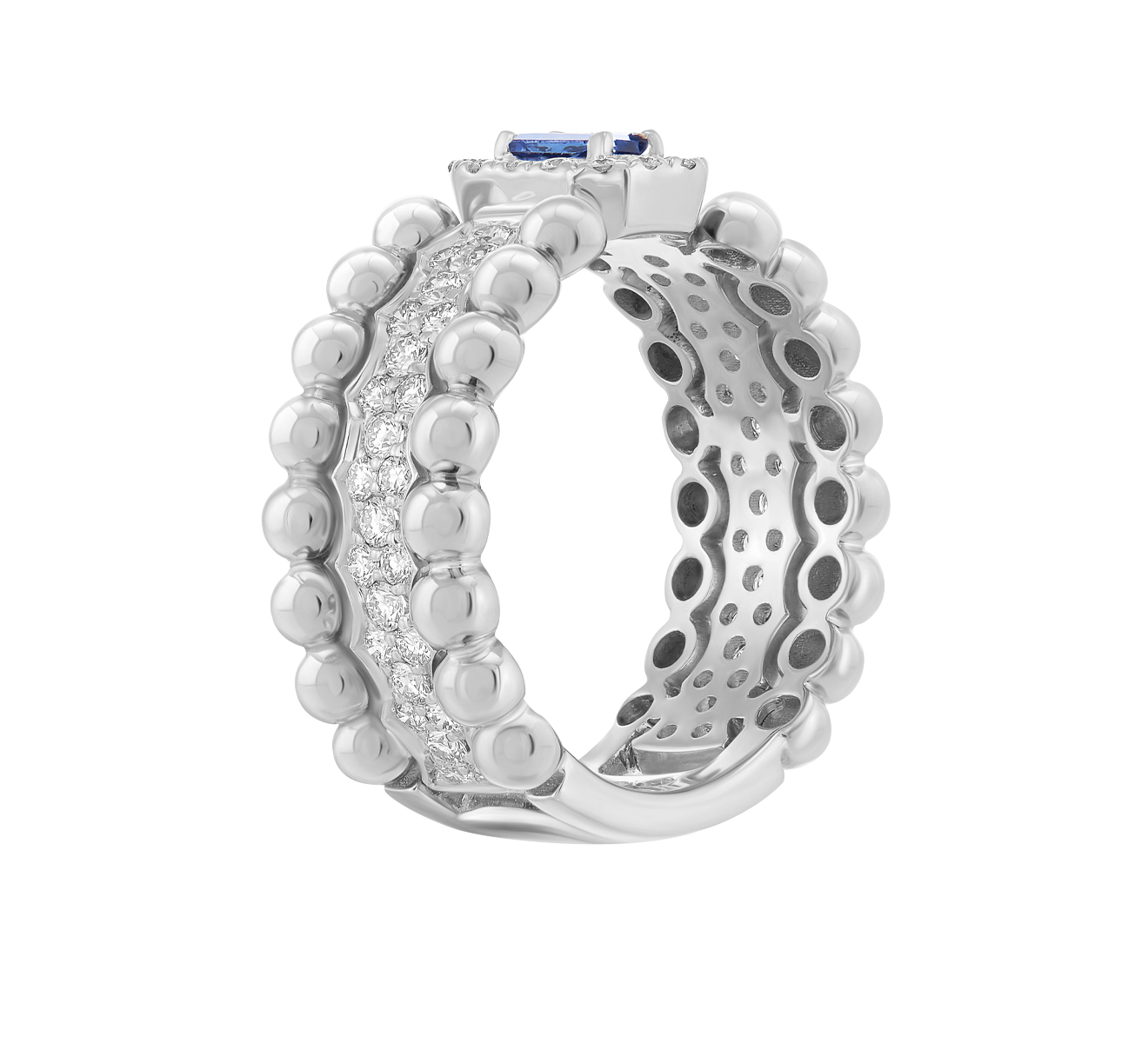 Кольцо CASATO Boutique MX-1704ZBBT-W - фото 3 – Mercury