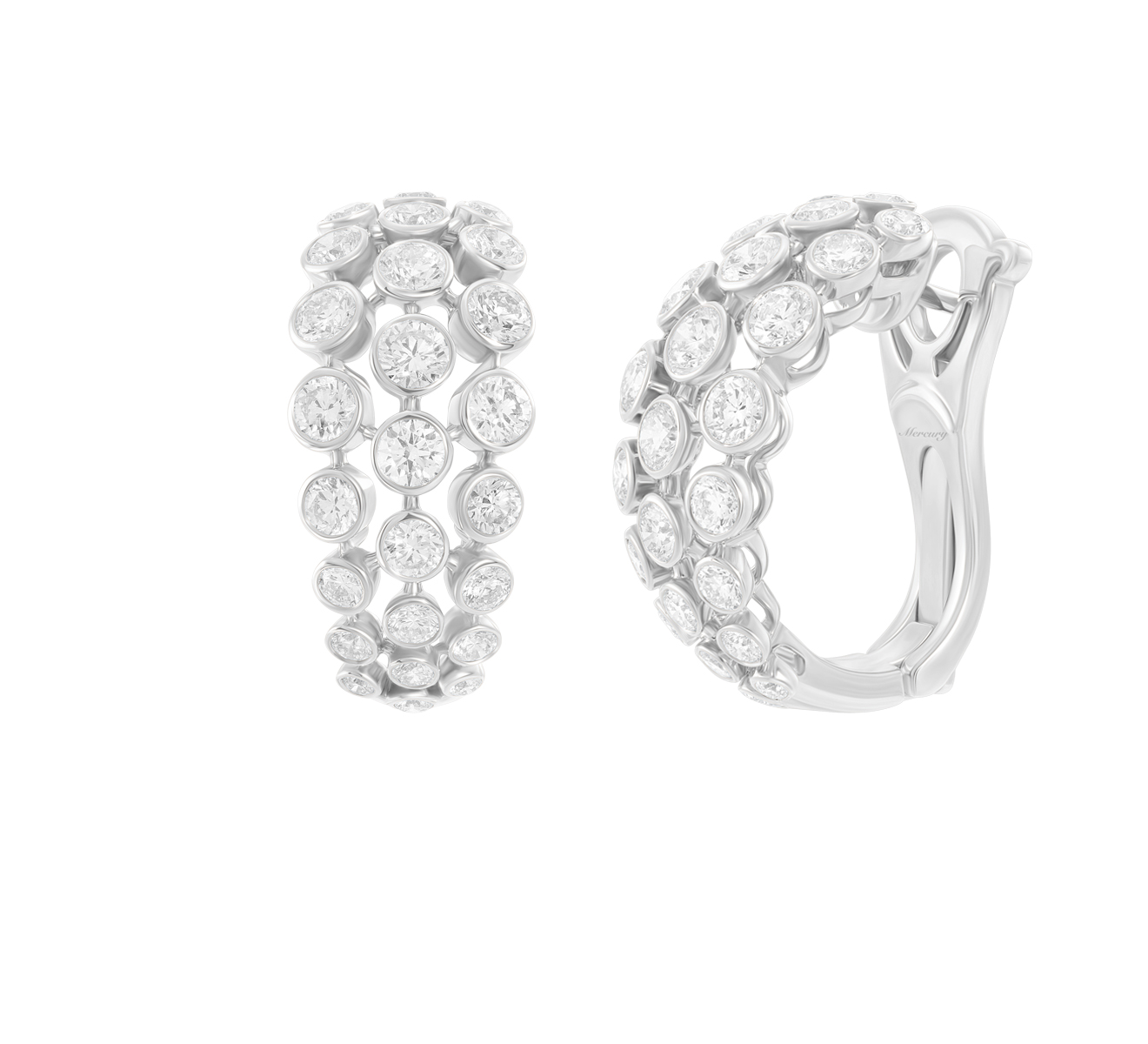 Серьги Mercury Classic ME15533/WG - фото 2 – Mercury