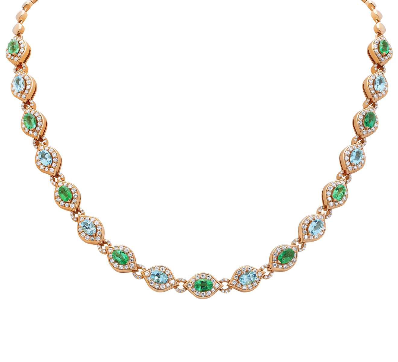 Колье CASATO Mikou Vienna CL-389SMAQUABT-P - фото 1 – Mercury