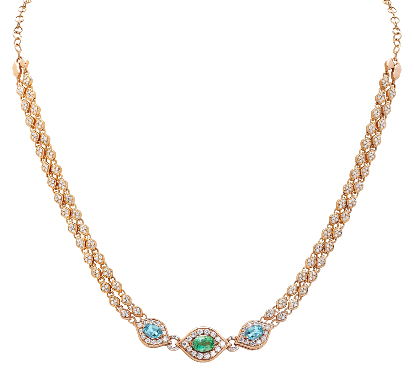 Колье CASATO Mikou Vienna CL-405SMAQUABT-P - фото 1 – Mercury