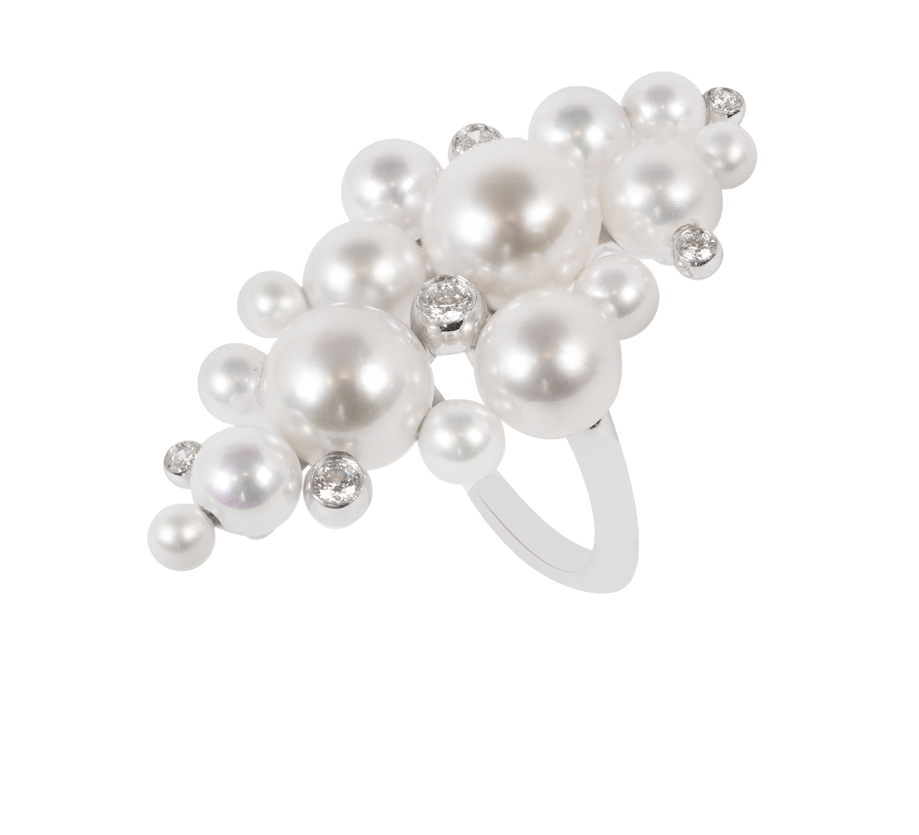 Кольцо Utopia Bubble BLA1BBSP - фото 1 – Mercury