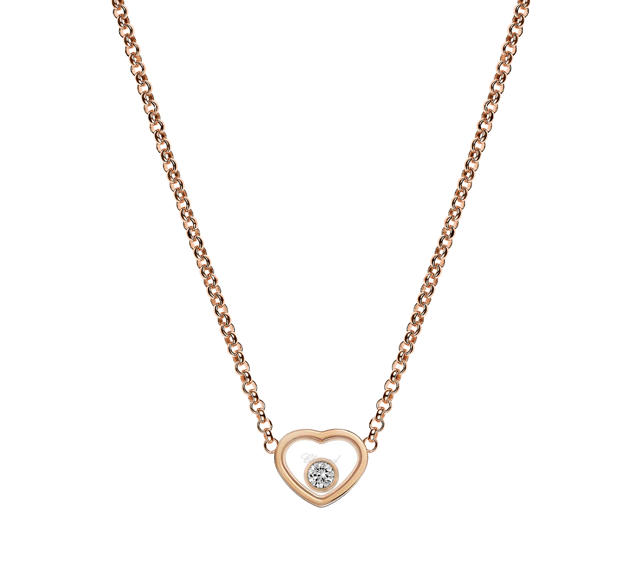 Колье Chopard Happy Diamonds 81A086-5001 - фото 1 – Mercury