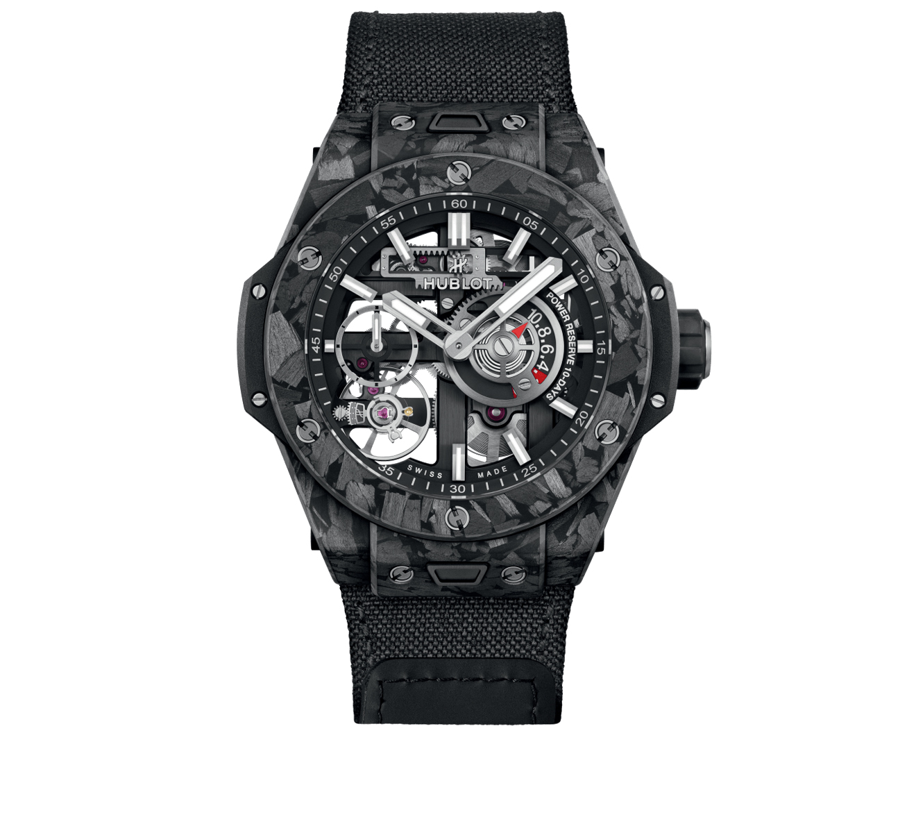 Часы Meca-10 Frosted Carbon HUBLOT Big Bang 444.QN.1170.NR - фото 1 – Mercury