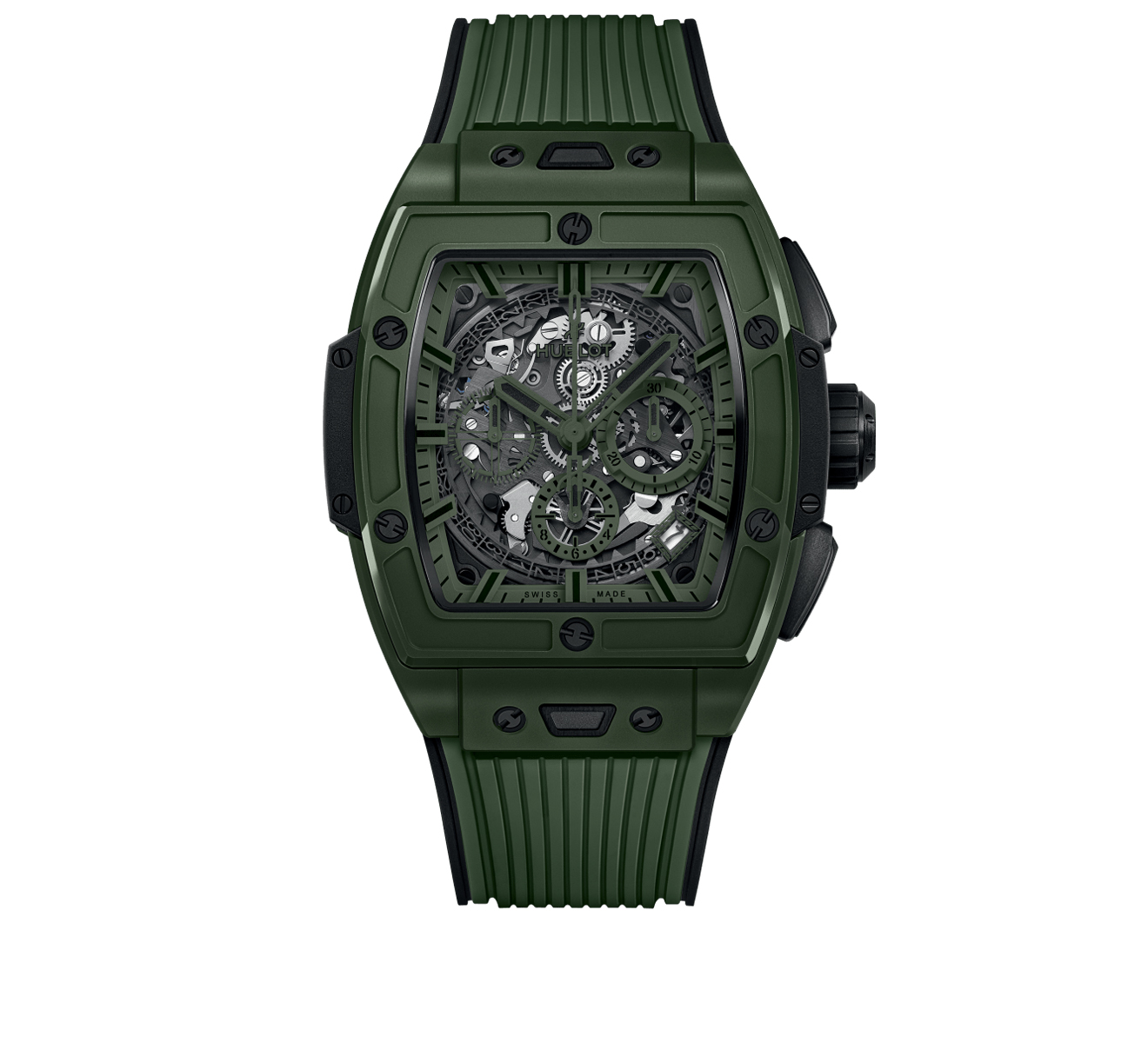 Часы Dark Green Ceramic HUBLOT Spirit of Big Bang 642.GX.5210.RX - фото 1 – Mercury
