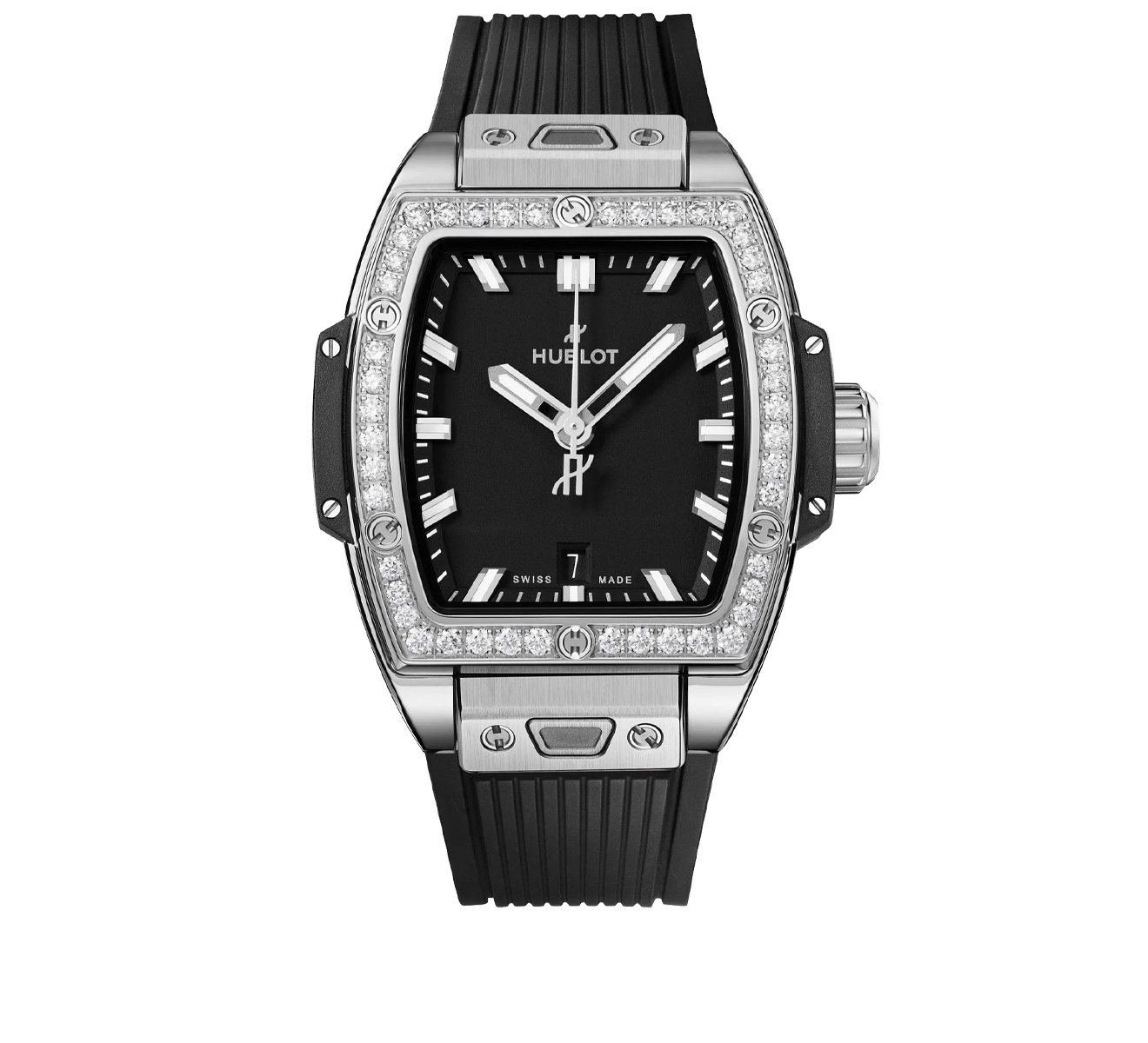 Часы Steel White Diamonds HUBLOT Spirit of Big Bang 682.SX.1170.RX.1204 - фото 1 – Mercury