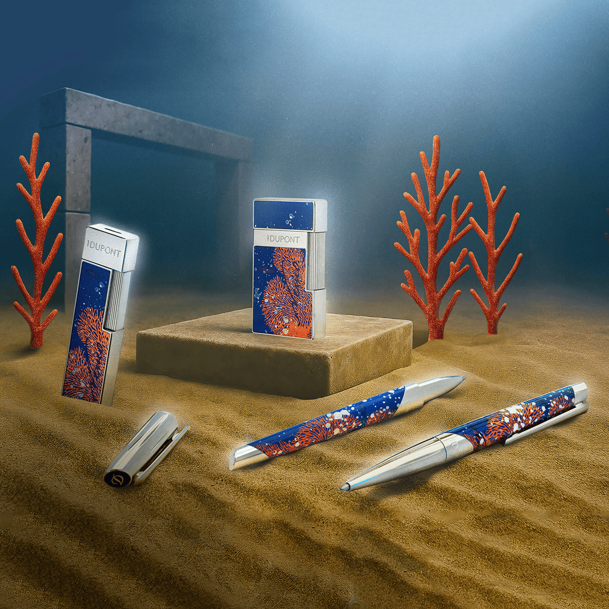 Зажигалка 20,000 Leagues Under The Sea S.T. Dupont Limited Edition 25053 - фото 4 – Mercury
