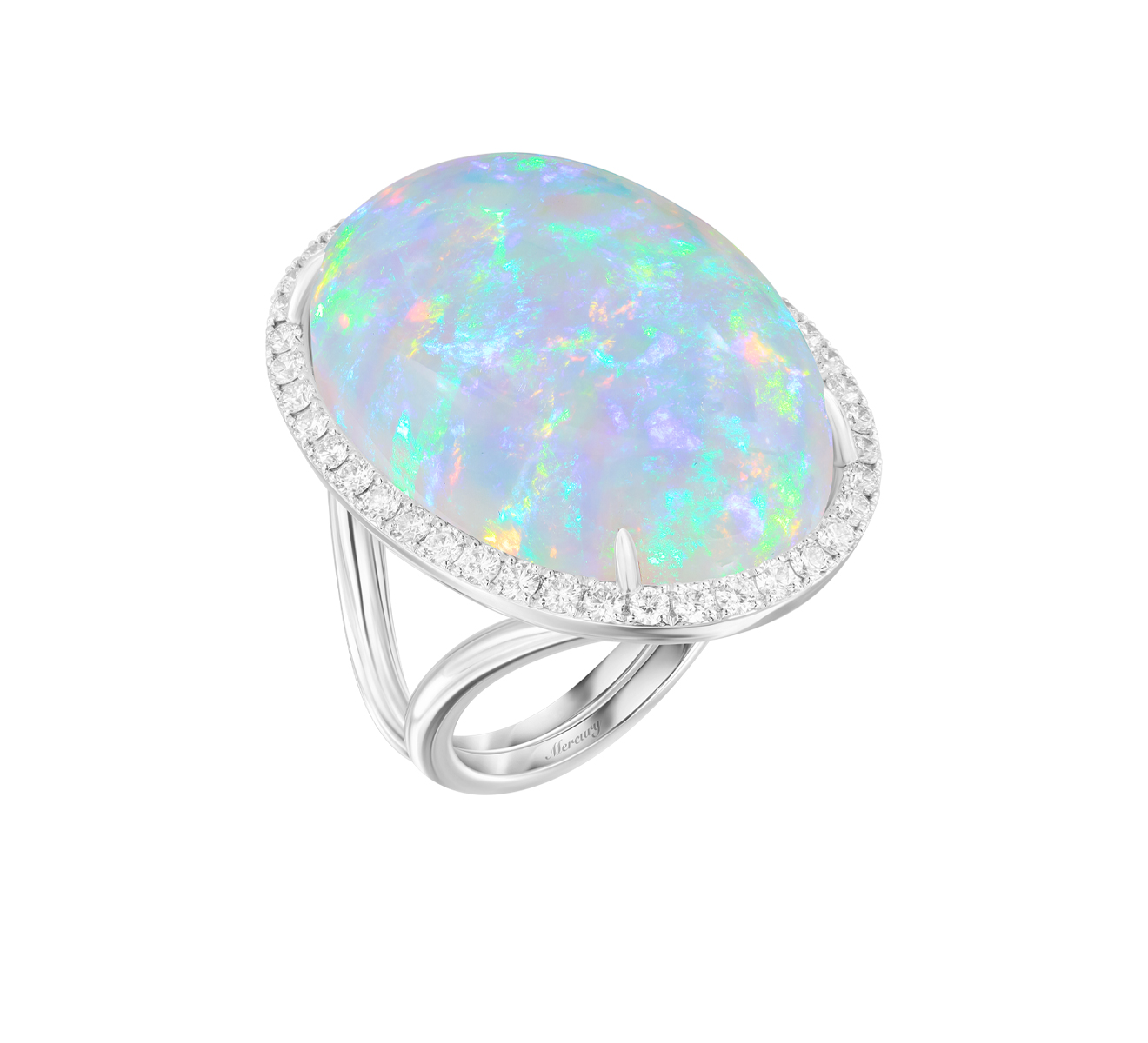 Кольцо Mercury Color MR25240WDOP - фото 1 – Mercury