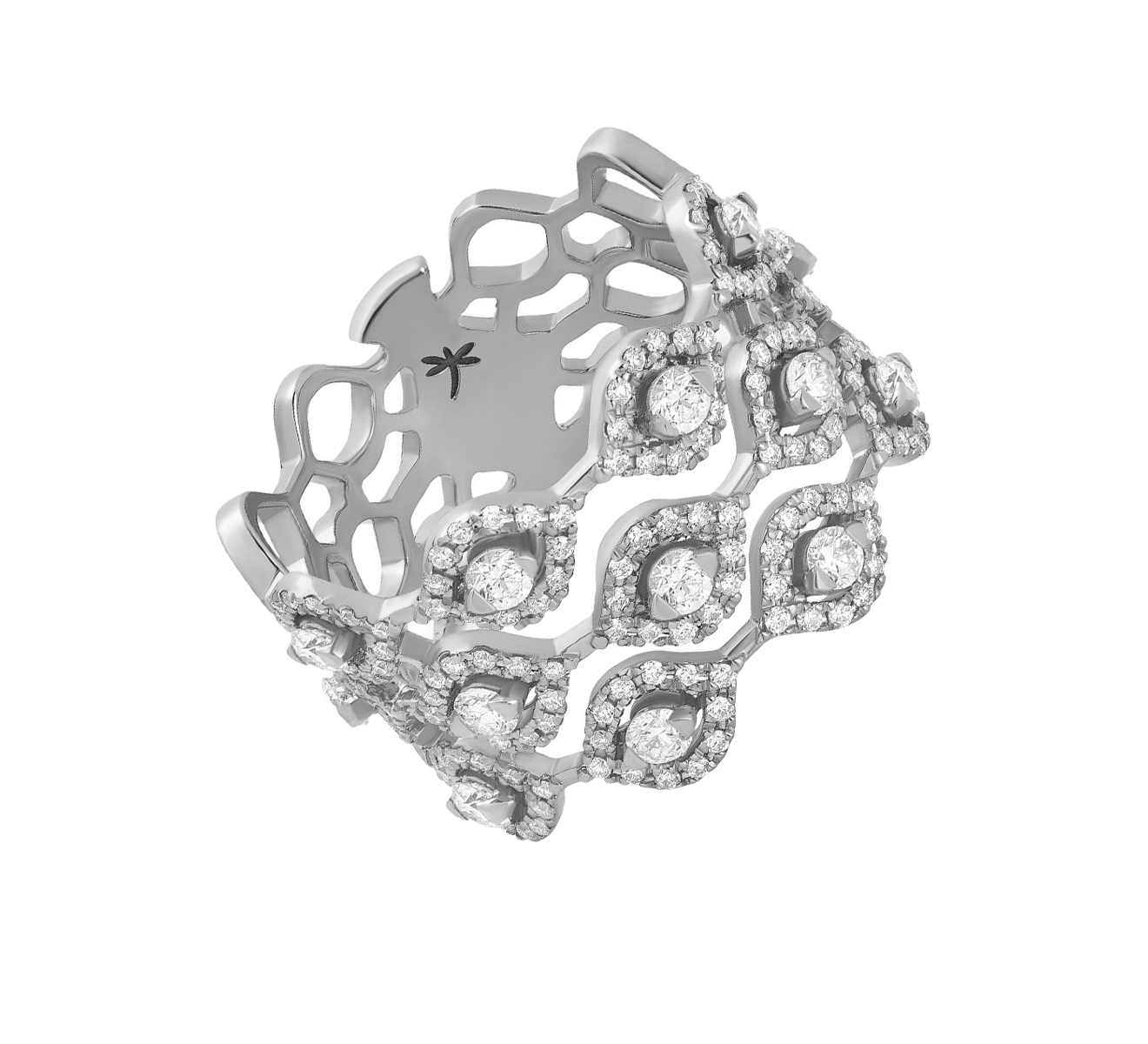 Кольцо CASATO Montmartre MX-1721BT-W - фото 1 – Mercury