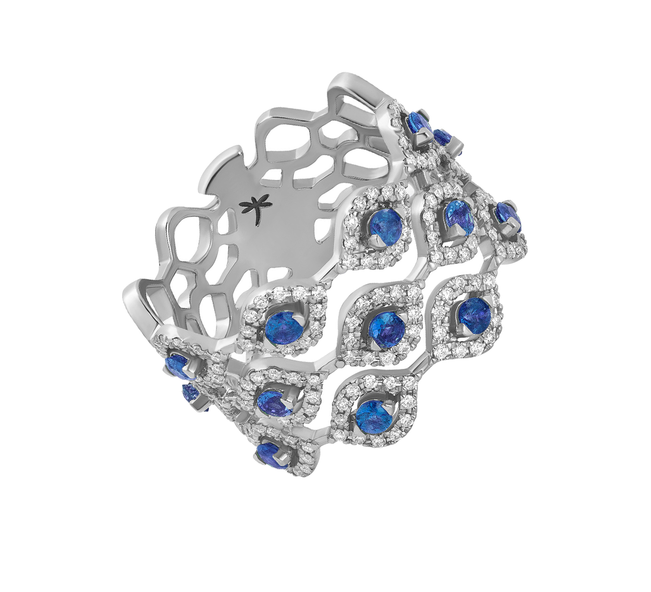 Кольцо CASATO Montmartre MX-1721ZBBT-W - фото 1 – Mercury