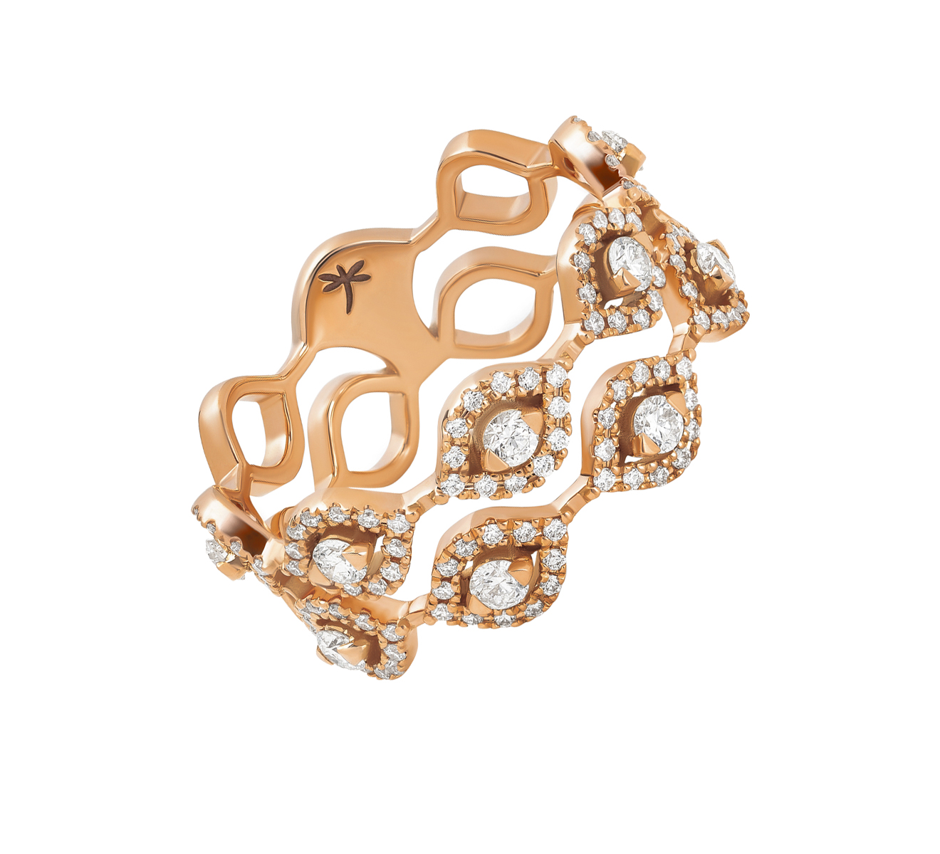 Кольцо CASATO Montmartre MX-1722BT-P - фото 1 – Mercury