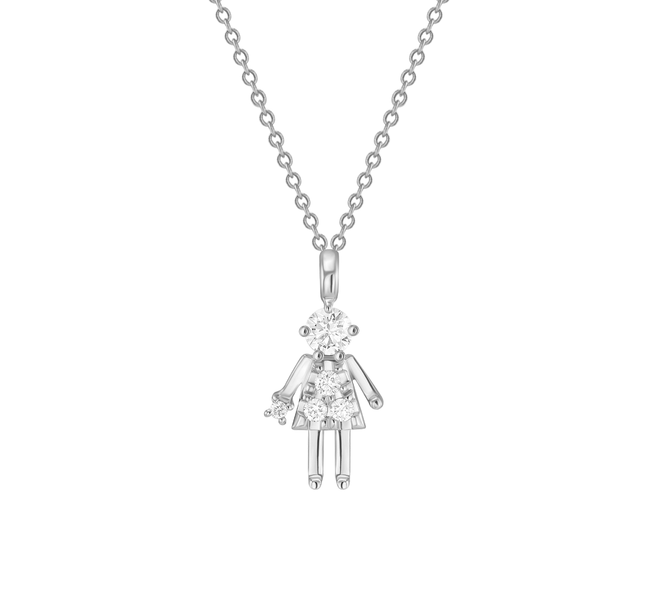 Колье LUCKY ZNAKY Lucky People MERLYZ-CL02BT-W - фото 3 – Mercury