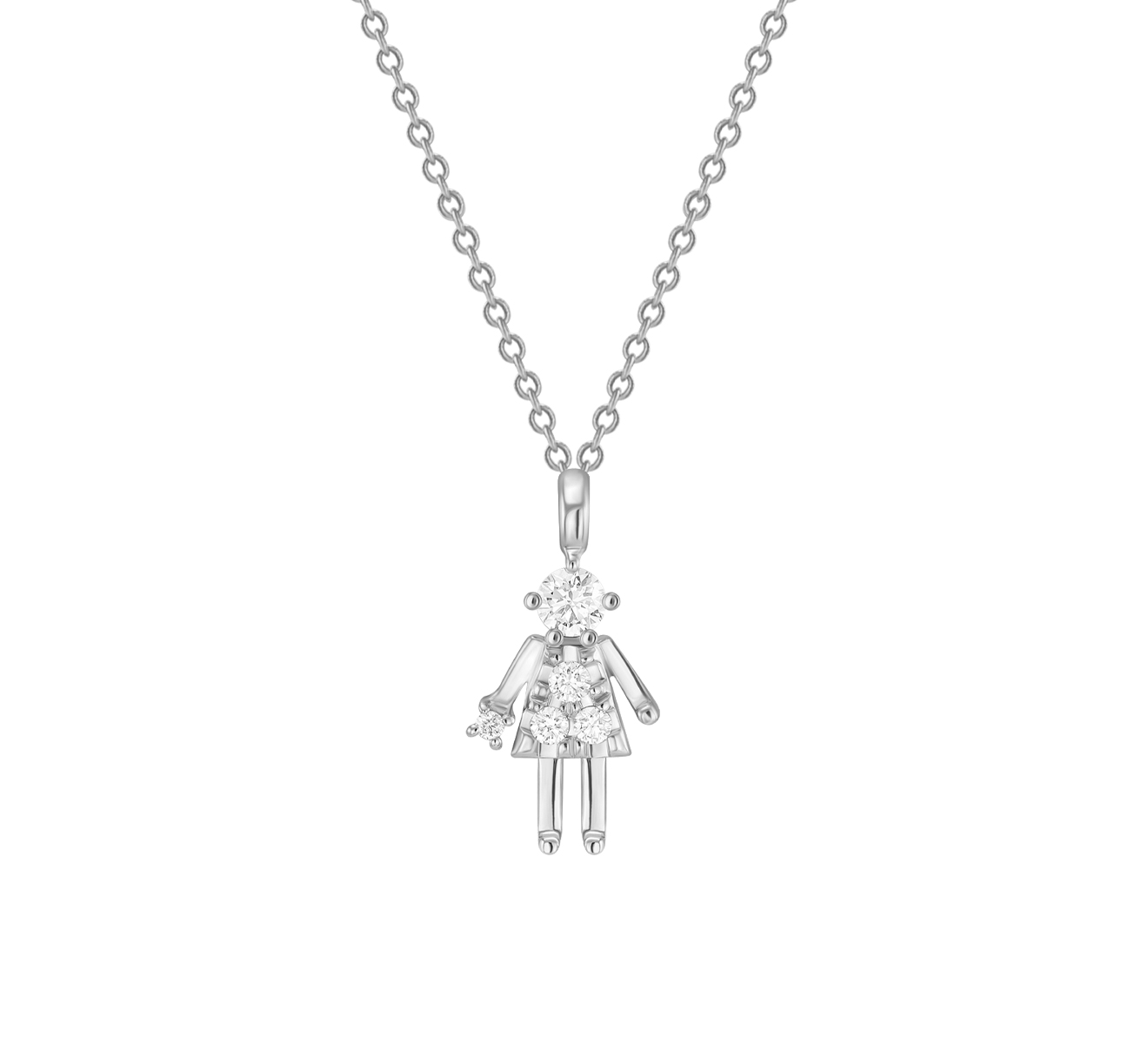 Колье LUCKY ZNAKY Lucky People MERLYZ-CL04BT-W - фото 3 – Mercury
