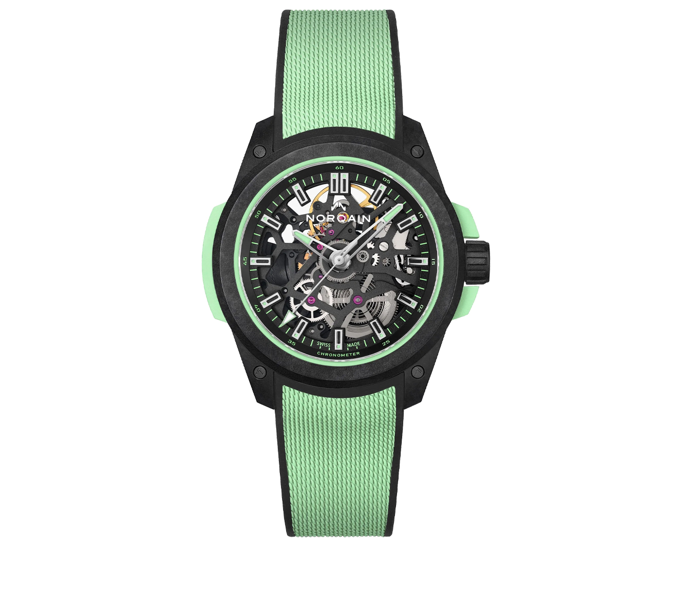 Часы Independence Wild One Skeleton NORQAIN Independence NNQ3001QBMT1LAS/B001/3W2MTBR.18BQ - фото 1 – Mercury