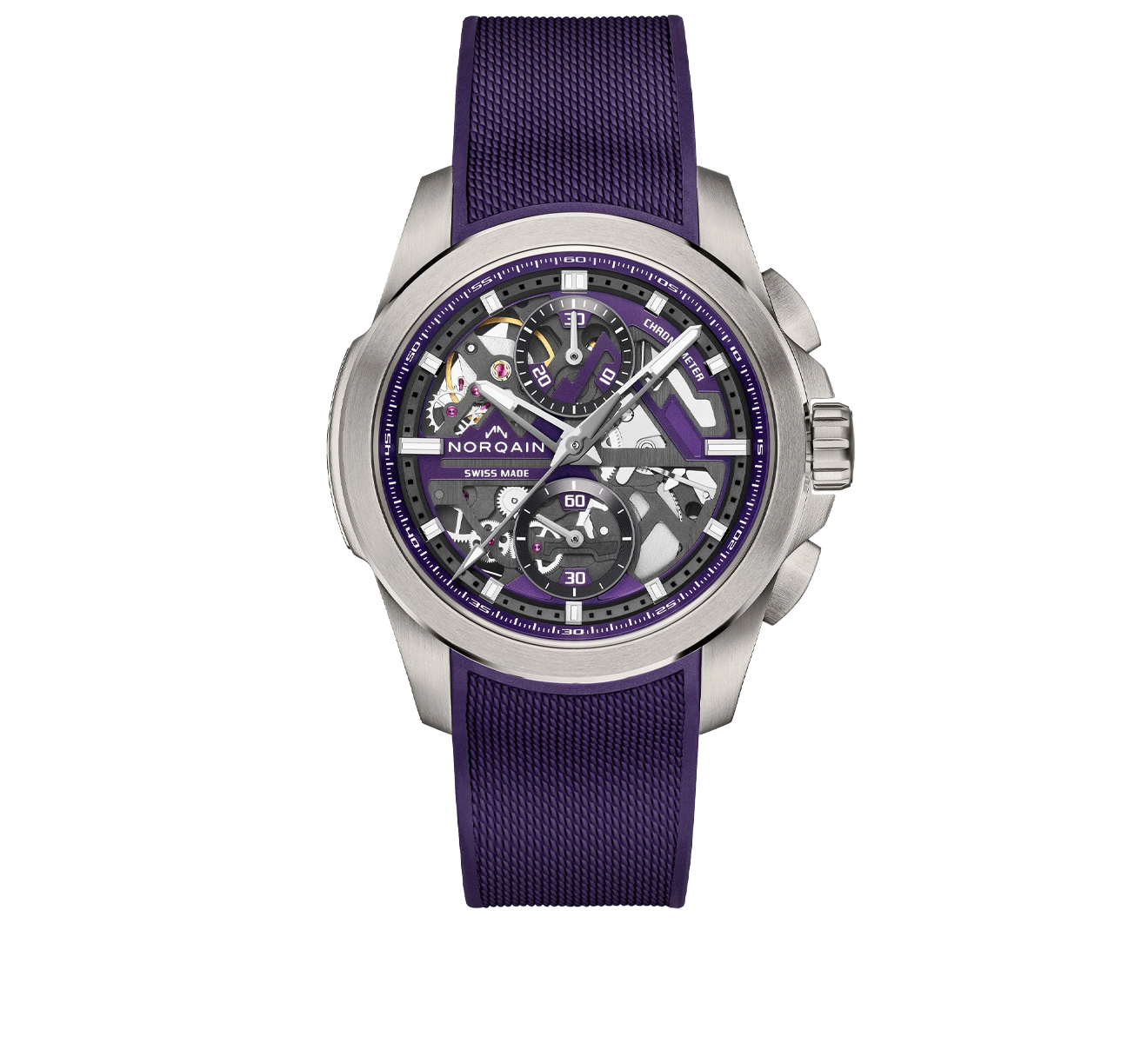 Часы Independence Skeleton Chrono NORQAIN Independence N3200.40T03.P01.R01 - фото 1 – Mercury