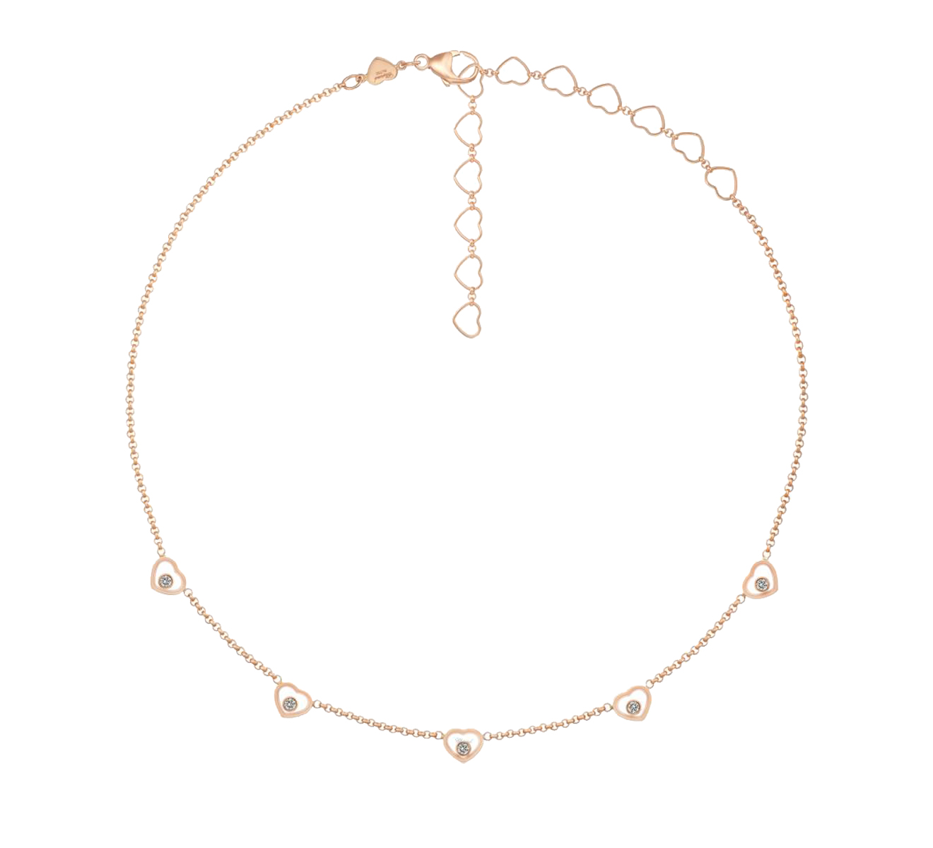 Колье Chopard Happy Diamonds 81A088-5501 - фото 1 – Mercury