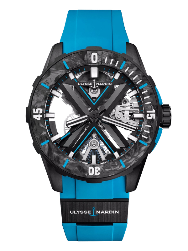 Часы Diver X Skeleton Azure