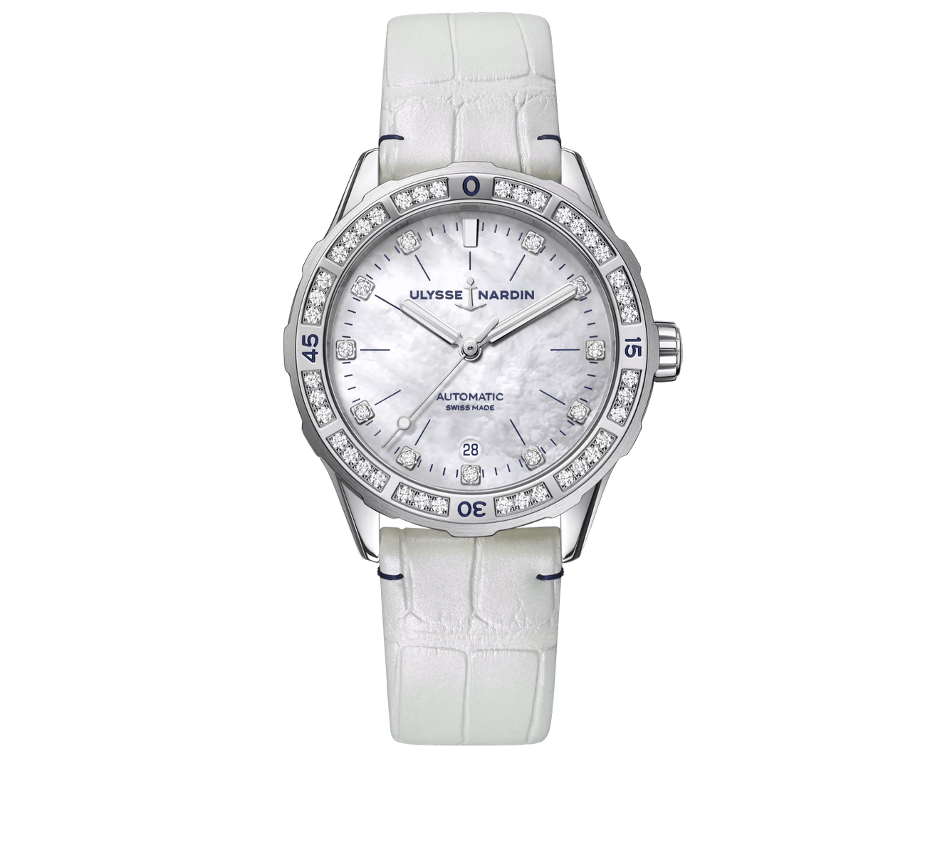 Часы Lady Diver Ulysse Nardin Diver 8163-182B/10 - фото 1 – Mercury