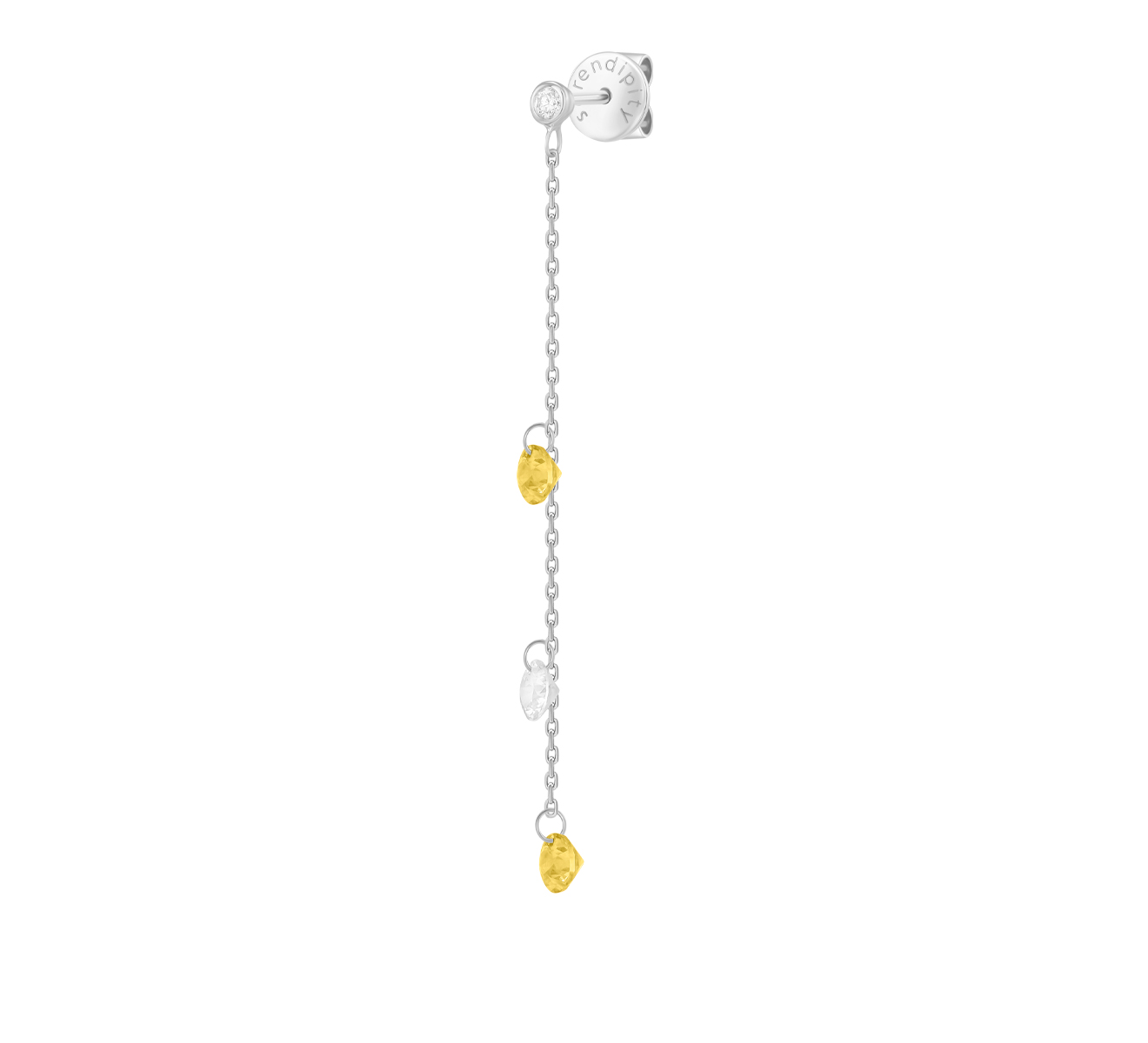 Серьга Serendipity Infinity EJE0296W - фото 1 – Mercury