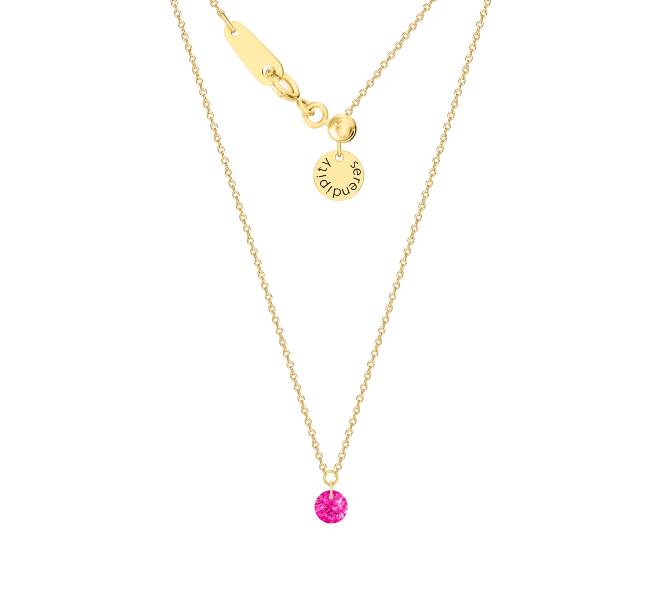 Колье Serendipity Infinity EJN0171BY - фото 1 – Mercury