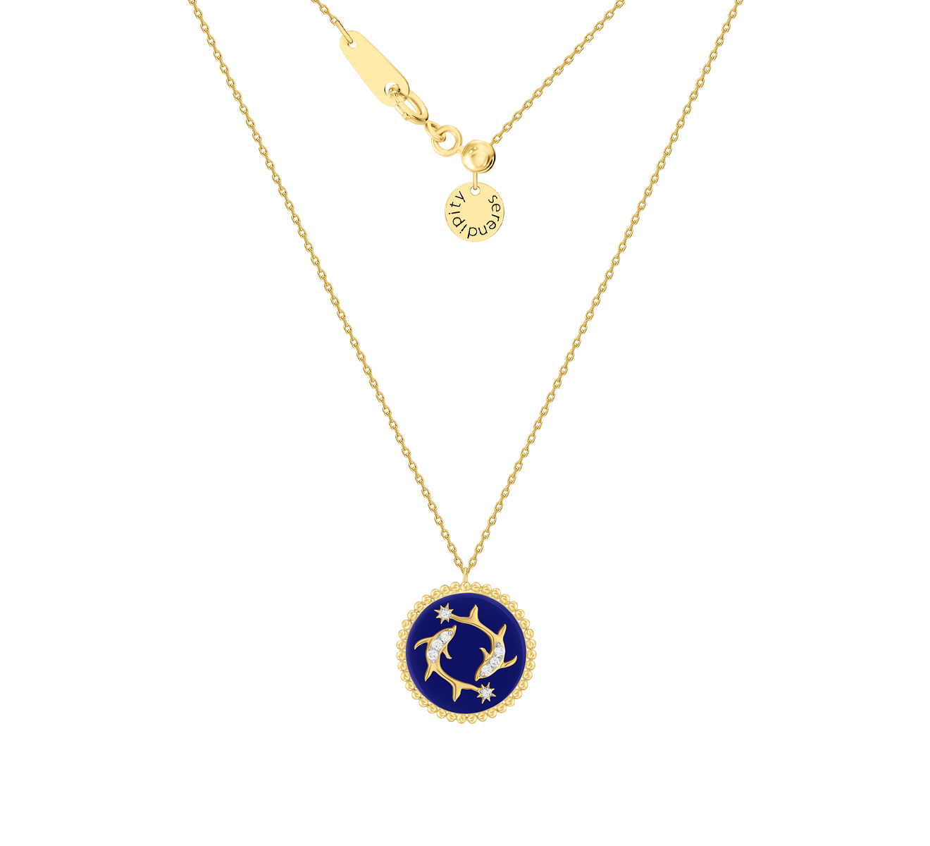 Колье Рыбы Serendipity Zodiac EJN0300Y - фото 2 – Mercury
